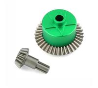 RC Coches Repuestos para Arrma para Senton para Kraton 1/10 RC Mejora Coche Piezas Set Engranaje Diferencial Caja Delantera/Trasera Kits Acero Accesorios(Green)