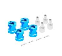 RC Coches Repuestos para Axial para SCX10 D90 1/10 RC Car Crawler Piezas De Mejora 4 Uds 12mm Transmisión para Cubo Rueda Hexagonal 15 20 25mm
