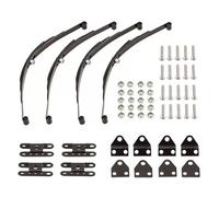 RC Coches Repuestos Para Axial Para SCX10 F350 D90 TF2 Para Tamiya Camión 1/10 4 Juego Duro Para Hoja Para Suspensión De Resorte Barra De Acero Inoxidable Crawler Car