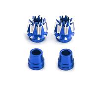 RC Coches Repuestos Para Frsky X7 Para Flysky I6S I6 I6X Para Jumper T18 T16 Para Futaba Spektrum DX6 DX7S DX8 Taranis X9D Extremos De Balancín De Metal M3(Blue)