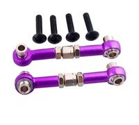 RC Coches Repuestos para HPI WR8 Series 107905 1/10 RC Actualización Coche Piezas Dirección Ajustable Varilla Amarre Hebillas Giro Pull-Push Servo Link Juego Brazo Superior(Purple)