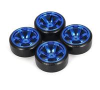 RC Coches Repuestos para Hsp para Tamiya para Hpi Trxs 1/10 RC Mejora Coche Piezas 4 Uds Neumáticos Derrape Patrón Duro Rueda Neumático Juego Vehículo Carretera
