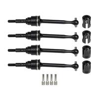 RC Coches Repuestos para Mini para Maxx Trxs BL-2s 107154-1 1/16 RC Piezas De Mejora Coche 4 Uds Ejes Transmisión CVD Acero Inoxidable 102MM Accesorios(Black)