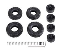 RC Coches Repuestos Para MN Para MN82 LC79 Para MN78 D90 D91 D96 99S 99SV2 1/12 Coche RC Neumático Para Tipo Clip Neumático Blando Piel Neumático Mejora Piezas Metal Accesorios(Black)