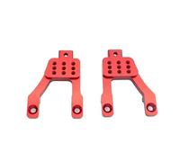 RC Coches Repuestos Para MN86 MN86S MN86K MN86KS MNG500 1/12 4 Uds Torres Choque Delanteras Y Traseras Metal Montaje Coche Trepador Control Remoto Piezas Mejora(Red)