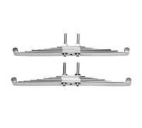 RC Coches Repuestos para Tamiya 1/14 Suspensión Amortiguador Acero para Hoja para Juego Orejetas Elevación Resorte RC Tractor Remolque Camión Modelo Piezas Coche(TypeE)