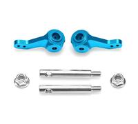RC Coches Repuestos para Tamiya para Lunch Box CW-01 CW01 Dirección De Metal Vertical RC Piezas De Mejora De Coche Accesorios(Blue)