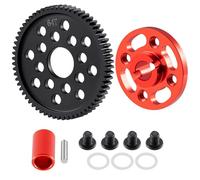 RC Coches Repuestos para Tamiya para Tt02 1/10 RC Drift Car 40Cr Acero 63T 64T 66T 71T Conjunto De Engranaje Principal Piezas Mejora Accesorios Decorativos