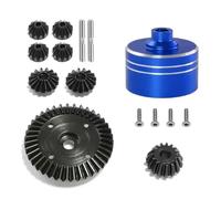RC Coches Repuestos para Tamiya Xv02 para Tt02 para Tt02b 1/10 RC Mejora Coche Piezas Diferencial Dientes Shell Engranaje Kit Cónico Decorativo(Blue)
