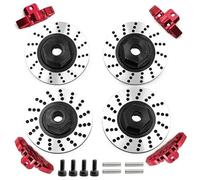 RC Coches Repuestos Para Traxxas 4-TEC Drift Para Mustang 1/10 4 Unids/set Aleación De Aluminio Mental Disco Freno Accesorios Para Cubo
