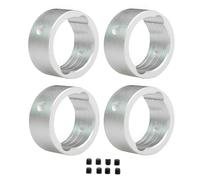 RC Coches Repuestos Para Traxxas 4WD Para XRT 8S-78086-4 1/6 4 Uds Refuerzo Copa Transmisión Metal Manga Diferencial Piezas Mejora Coche RC(Silvery)