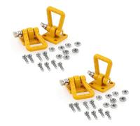 RC Coches Repuestos para Traxxas para TRX4 para Axial para SCX10 D90 1/10 Hebilla Remolque Metal Ganchos Remolque para Escalada Piezas Coche Trepador Control Remoto(Yellow,4pcs)