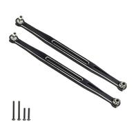 RC Coches Repuestos para Traxxas para X-maxx para WideMaxx 8S para XRT 7897 1/5 1/6 2 Uds Enlaces De Punta De Metal 202,5mm Varilla Enlace Piezas Actualización Coche RC(Black)