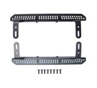RC Coches Repuestos para TRX-4 1/10 Piezas Mejora Coches RC Crawler Pedales Laterales Aleación Aluminio Placa Protectora Reposapiés Decorativos Repuestos(Type B)