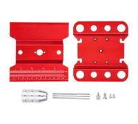 RC Coches Repuestos para TRX-4 para Axial para Scx10 para Platform 1/10 1/8 RC Soporte Herramientas Coche Montaje Estación Trabajo Rotación 360 Grados para Buggy Crawler(Red)