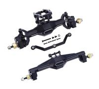 RC Coches Repuestos Para TRX4M K10 1/18 Kit Ejes Portal Delantero Trasero Aluminio Mecanizado CNC Mejorado Altura Libre Al Suelo +5,5mm Piezas Mejora(1 Set)
