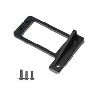 RC Coches Repuestos para VP para Capra F9 Bat 1/10 Metal para LCG Eje Delantero Servo Montaje Coche Trepador Control Remoto Chasis Centro Gravedad Bajo Piezas Mejora DIY(Black)