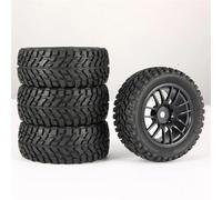 RC Coches Repuestos para Wltoys 144001 para Scx10 para Traxxas para TRX-4 para Tamiya 1/14 1/10 1,9 Pulgadas Neumáticos para Buggy Rueda 12mm Bujes Hexagonales Coche RC Goma(Tyre B)
