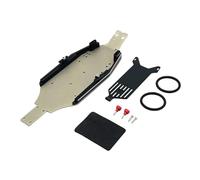 RC Coches Repuestos para Wltoys 244016 para Losi Micro-B 1/24 Chasis Cuerpo Metal RC Piezas Mejora Coche Accesorios Piezas Repuesto Decorativas Modelos De Juguete(Black)