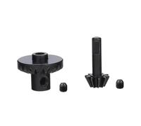RC Coches Repuestos Para WPL D12 B24 B36 C14 C24 Para MN D90 D98 D99 Para MN99S 1/2/4 Pares Engranaje Eje Trasero Metal Conjunto Engranajes Eje Transmisión Piezas Accesorios(Black,1 pcs)