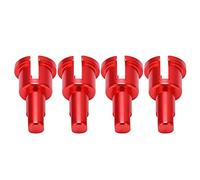 RC Copa diferencial 4PCS aleación de aluminio durable resistencia al desgaste conectores para control remoto auto actualización A949 A959 A969 A979 A929 1/18 modelo (rojo)