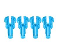 RC Copa diferencial 4PCS aleación de aluminio durable resistencia al desgaste conectores para control remoto auto actualización A949 A959 A969 A979 A929 1/18 modelo (azul)