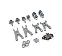RC Copa Dirección Para WLtoys A949 A959 A969 A979 K929 1/18 Juego De 7 Piezas De Cojinetes De Copa Dirección De Metal Para Basculante Y Accesorios Para Coches RC Repuesto Mejorado(Gray)