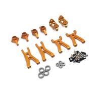 RC Copa Dirección Para WLtoys A949 A959 A969 A979 K929 1/18 Juego De 7 Piezas De Cojinetes De Copa Dirección De Metal Para Basculante Y Accesorios Para Coches RC Repuesto Mejorado(Yellow)