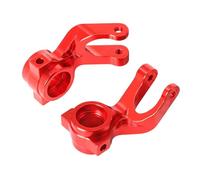 RC Copas DireccióN para Arrma Fury Mega 1/10 Articulación Dirección Delantera Aluminio RC Crawler Accesorios Actualización Coche Carreras Reemplazo Piezas Modificadas(Red)