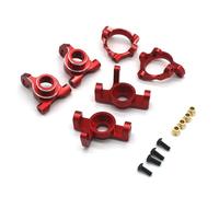 RC Copas DireccióN para Gladiator para ZD Carreras MT16 RX12 1/14 para JIUSI PT14R MT14R 1/12 Copa Dirección Rueda Trasera C Asiento Juego 3 Piezas Piezas Coche RC(Red)