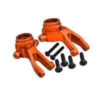 RC Copas DireccióN para Gpm para Arrma para Granite Mega Big For Rock para Senton 3S 1/10 7075 Bloque Dirección Delantera Aleación Aluminio Piezas Coche Control Remoto(Orange)