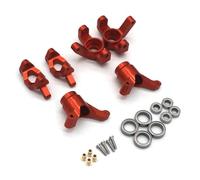 RC Copas DireccióN para HSP 18301 18302 18311 18312 18321 18322 1/18 Copa Dirección Metal C Asiento Rueda Trasera Piezas Coche Control Remoto(Red)