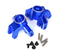 RC Copas DireccióN para Losi para Mini para LMT 1/18 Copa De Dirección Delantera Y Trasera De Metal Accesorios De Actualización De Coche RC Reemplazar Piezas Modificadas(Blue,Front)