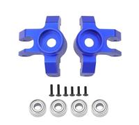 RC Copas DireccióN para Losi para Mini para LMT 4X4 RTR-LOS01026 1/18 C Hub Copa Dirección Delantera con Rodamiento Agrandado RC Cepillado Monster Truck Piezas Coche(Blue,Steering Cup)