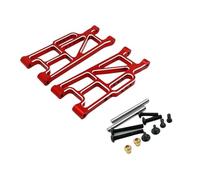 RC Copas DireccióN para MJX 10208V2 Big Foot Monster 1/10 Metal Brazo Oscilante Montaje Copa Dirección Accesorios Coche Control Remoto(Red 5)