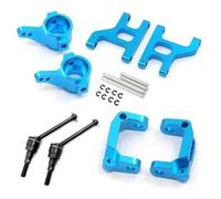 RC Copas DireccióN para Tamiya CC01 TA02 TA03 1/10 Brazo Suspensión Inferior Metal Base Portadora De para Cubo Copa De Dirección Eje De Transmisión Coche RC 4WD Piezas para Buggy(Purple)