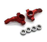 RC Copas DireccióN para Tamiya para Fighter para Nxgen DT04 58741 1/10 Actualización Metal Taza Dirección Control Remoto Reparación Automóviles Modificar Piezas Accesorios(Red)