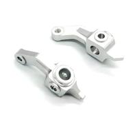 RC Copas DireccióN para Tamiya para Hornet para EVO 58742 DT02 DT03 1/10 Copa Dirección Metal Control Remoto Accesorios Actualización Coche Piezas(Silver)