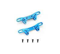RC Copas DireccióN para Tamiya para TT02 1/10 Eje Transmisión Central Azul Copa Dirección Delantera Aleación Aluminio Accesorios Vehículos RC(Shock Tower Damper)