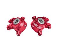 RC Copas DireccióN para Traxxas Jato 4X4 para VXL 1/8 GPM Aleación Aluminio 7075 Bloques Dirección Delanteros Cojinete Gran Tamaño Pieza Coche RC(Red)