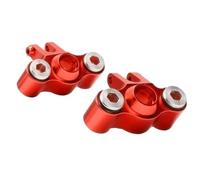 RC Copas DireccióN para Traxxas para E-Revo para VXL para Slash para Summit 1/16 2 Piezas De Soportes De Eje De Aluminio Juego De Brazos De Articulación N.° 7034 Accesorios para Coche RC(Red)