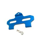 RC Copas DireccióN para Traxxas para LaTrax para Teton 1/18 Kit Piezas Mejora Metal Bloque Rueda Bloques Dirección Brazo Suspensión Accesorios Coche RC(Blue,Battery Board)
