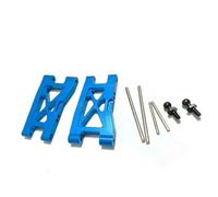 RC Copas DireccióN para Traxxas para LaTrax para Teton 1/18 Kit Piezas Mejora Metal Bloque Rueda Bloques Dirección Brazo Suspensión Accesorios Coche RC(Blue,Front Arm)