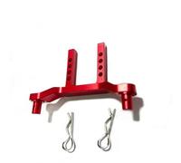 RC Copas DireccióN para Traxxas para LaTrax para Teton 1/18 Kit Piezas Mejora Metal Bloque Rueda Bloques Dirección Brazo Suspensión Accesorios Coche RC(Red,Front Body Pillar)