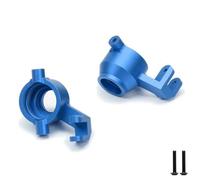 RC Copas DireccióN para Traxxas para Maxx 4S 89076-4 89086-4 1/10 8932 Bloques Dirección con Ruedas Delanteras 8937 Piezas Mejora Coche RC Aluminio(Blue,Steering)
