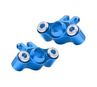 RC Copas DireccióN para Traxxas para Mini para Revo para VXL para Summit para Slash 1/16 2 Piezas Soportes Aleación Aluminio Brazo Articulación Izquierdo Derecho para Coche RC(Blue)