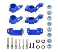 RC Copas DireccióN para Traxxas para Slash 2WD 1/10 Delantero C para Asiento Copa De Dirección Delantera Eje Trasero para Kit De Asiento Accesorios De Actualización De Coche RC Piezas(Blue)