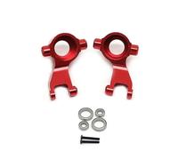 RC Copas DireccióN para Typhon Big For Rock 1/10 Mejora Metal Parte Delantera Y Trasera Brazo Oscilante CVD Soporte Eje Copa Dirección Hexagonal Caja Cambios Piezas Coche RC(Red,Steering Cup)