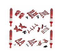 Rc Copas DireccióN Para UD1201 UD1202 Pro 1/12 Copa De Dirección De Metal Amortiguador Brazo De Suspensión Kit De Enlace De Torre De Choque Piezas Y Accesorios De Repuesto Para Coche RC(Red)
