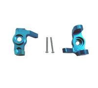 RC Copas DireccióN para WLtoys 12423 12428 ABC 1/12 Metal Plástico 12428-0005 Copa Dirección Giro Izquierdo Y Derecho Piezas Repuesto Coche Teledirigido(Blue)
